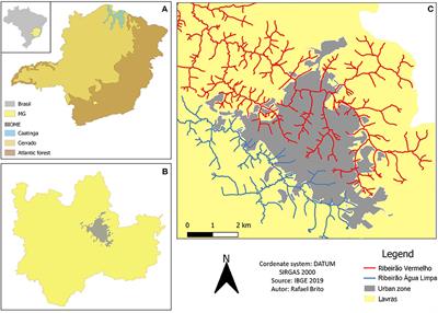 The Trajectory of the Landscape and Functionality of Urban Watercourses: A Study of Lavras City, Brazil